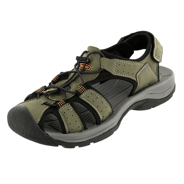 MIXSNOW Sandals for Men Closed Toe Leather Sandals India | Ubuy